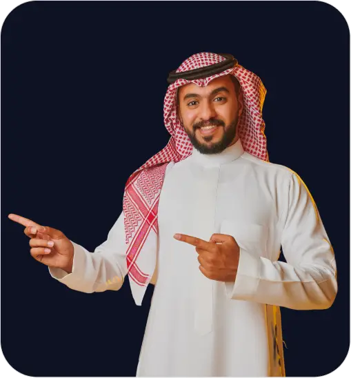 Saudi Arabian Man whose wear a tradtional saudi arabian Clothes